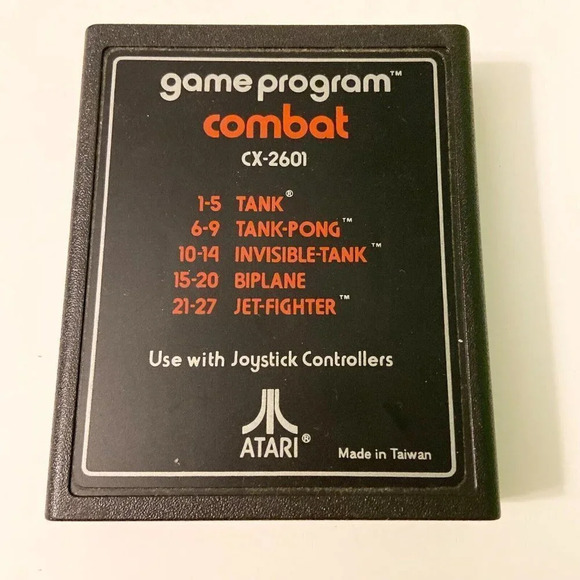 Vintage Game Program Combat CX 2601 Atari 2600 Video Game - Picture 1 of 9